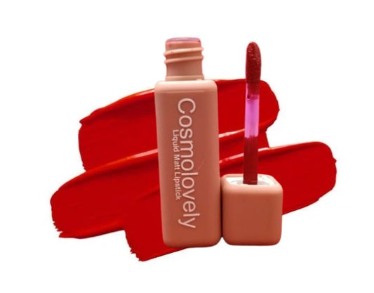 Cosmolovely Highly Pigmented TransferProof Liquid Lipstick 4ml (Pack of 1)