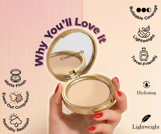 Cosmolovely Weightless Stay Matte Finish Compact Powder