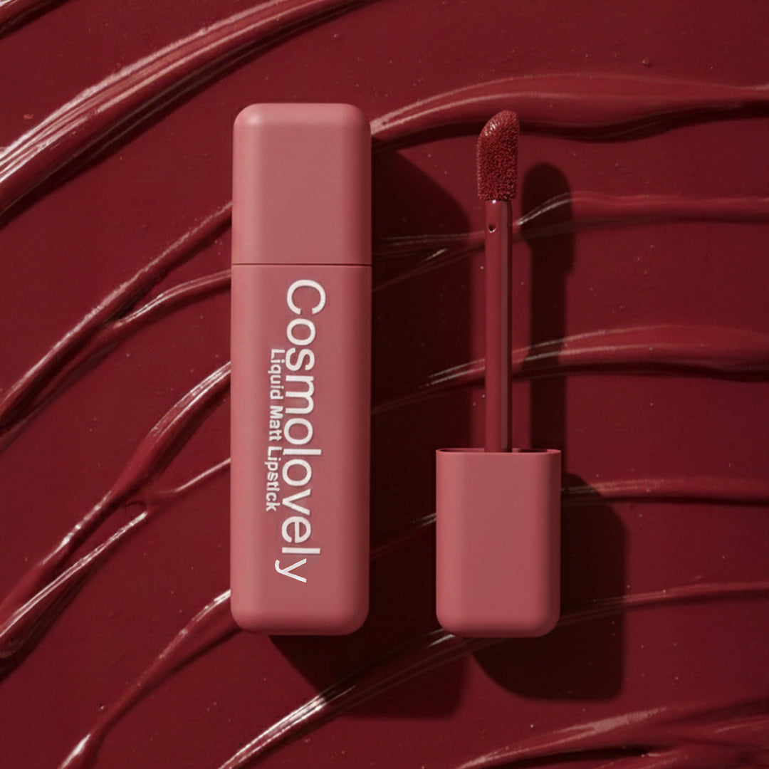 Cosmolovely Lipstick Trio 3-in-1(Red,Nude & Peach) | Smudgeproof & Transferproof | Intense Swipe Pigmentation | Long-Lasting Wear