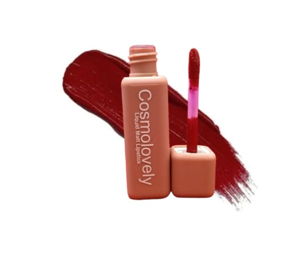 Cosmolovely Highly Pigmented TransferProof Liquid Lipstick 4ml (Pack of 1)