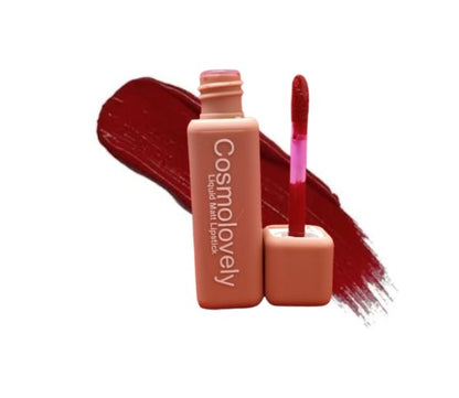 Cosmolovely Highly Pigmented TransferProof Liquid Lipstick 4ml (Pack of 1)