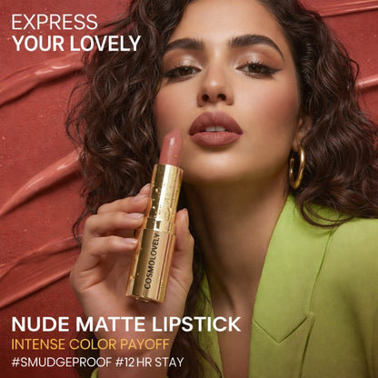 Cosmolovely Matte Bullet Lipstick( Free Liquid Lipstick)
