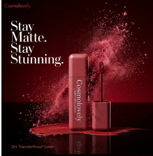 Cosmolovely 12 Hour Stay TransferProof Liquid Lipstick 4ml (Pack of 1)