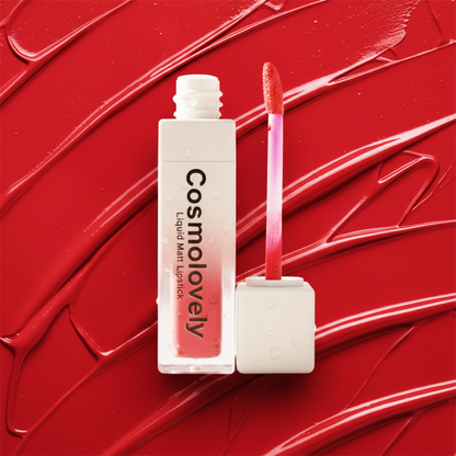 Cosmolovely Lipstick Trio 3-in-1(Red,Nude & Peach) | Smudgeproof & Transferproof | Intense Swipe Pigmentation | Long-Lasting Wear