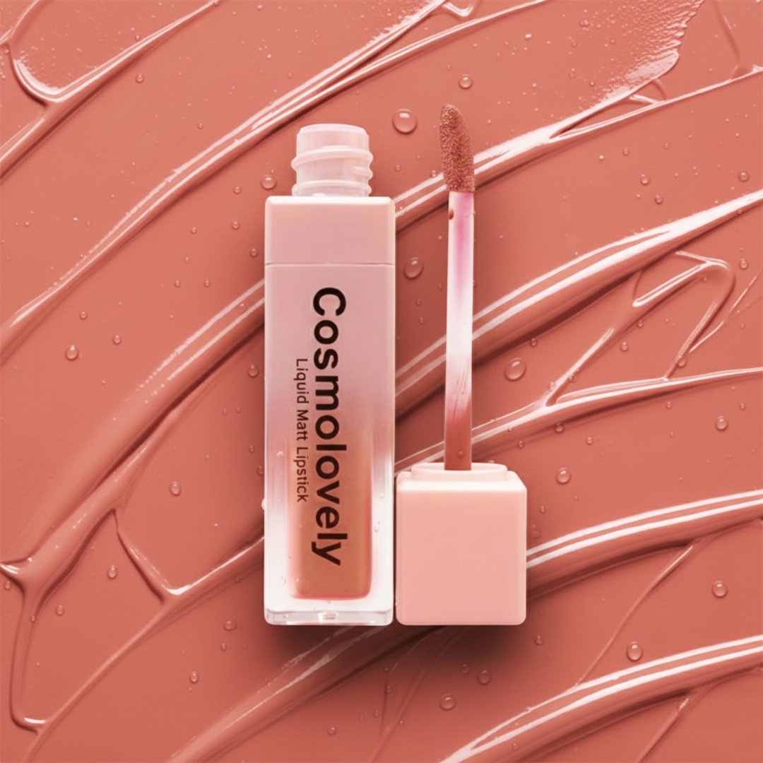 Cosmolovely Lipstick Trio 3-in-1(Red,Nude & Peach) | Smudgeproof & Transferproof | Intense Swipe Pigmentation | Long-Lasting Wear