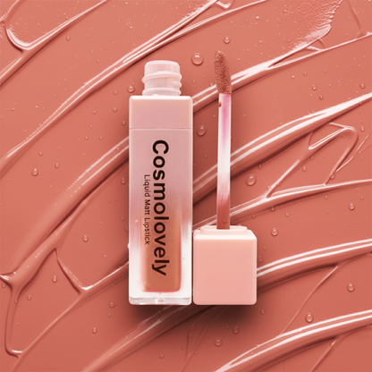 Cosmolovely Lipstick Trio 3-in-1(Red,Nude & Peach) | Smudgeproof & Transferproof | Intense Swipe Pigmentation | Long-Lasting Wear