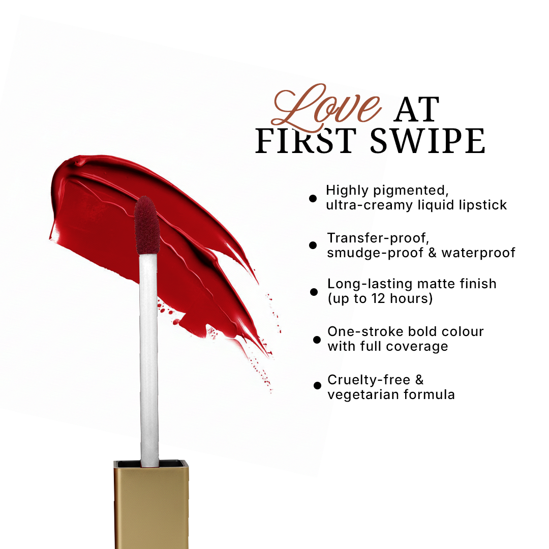 Cosmolovely 12Hrs Stay TransferProof Liquid Lipstick