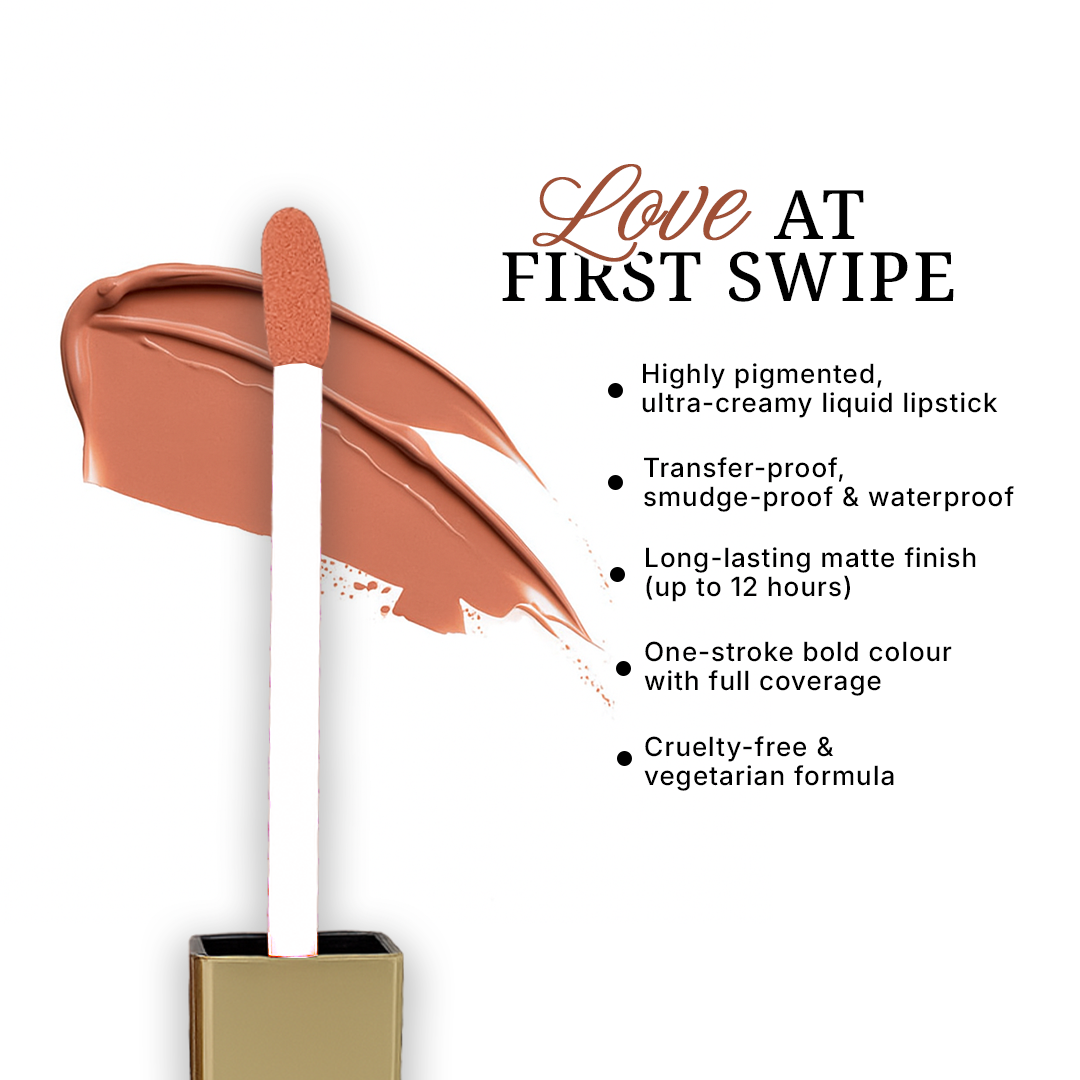 Cosmolovely 12Hrs Stay TransferProof Liquid Lipstick