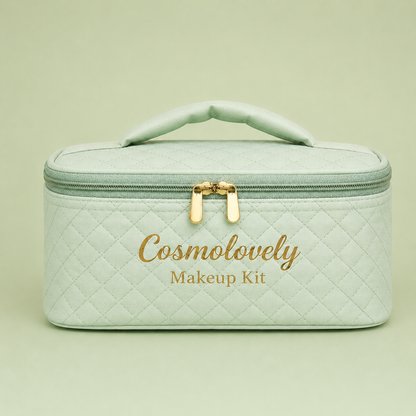 Cosmolovely Marriage Bridal Complete Makeup Kit(Includes High Coverage Foundation, Full Coverage Concealer, Bullet Lipstick, Liquid Lipstick, Liquid Blush, Compact Powder, Makeup Brush and Shimmer Lip Gloss)