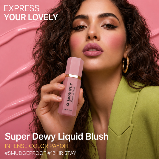 Cosmolovely Liquid Lush Blush (6ml) ( Free Lip Gloss & Liquid Lipstick)