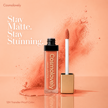 Cosmolovely 12Hrs Stay TransferProof Liquid Lipstick