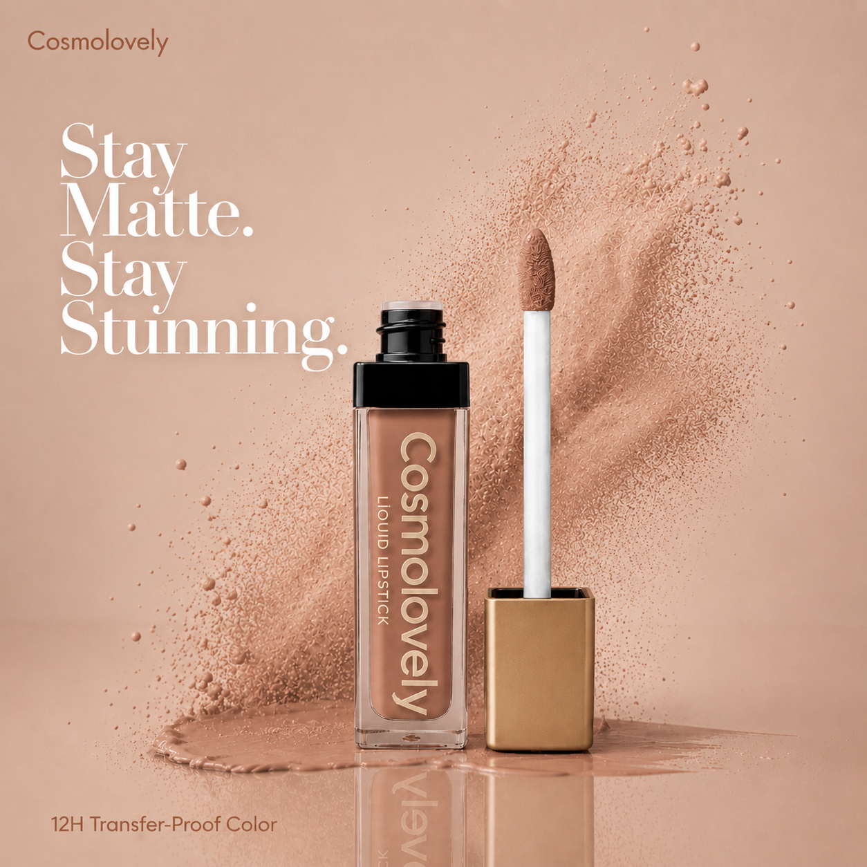 Cosmolovely 12Hrs Stay TransferProof Liquid Lipstick