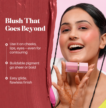 Cosmolovely Liquid Lush Blush (6ml) ( Free Lip Gloss & Liquid Lipstick)