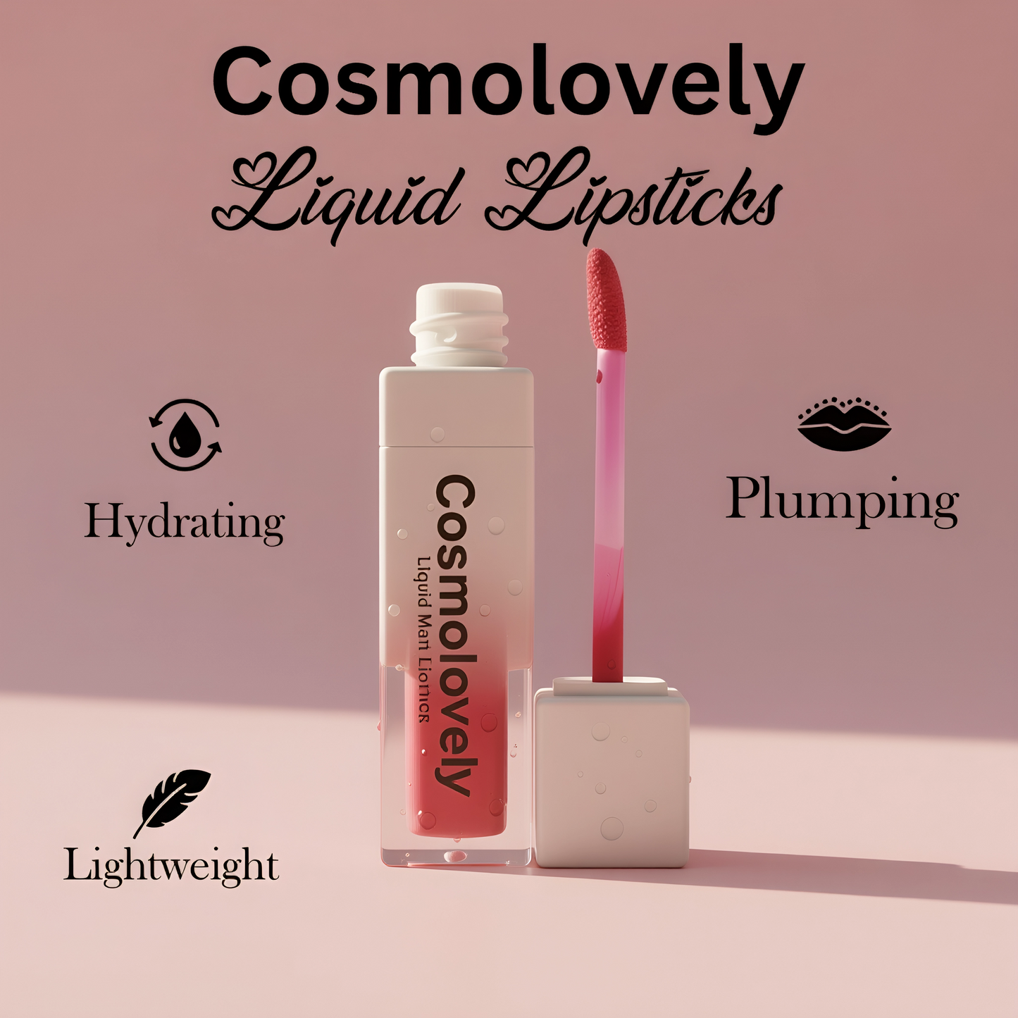Cosmolovely Highly Pigmented TransferProof Liquid Lipstick (  8 ml )