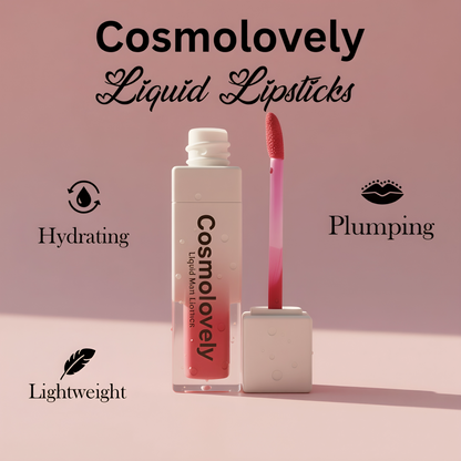 Cosmolovely Highly Pigmented TransferProof Liquid Lipstick (  8 ml )