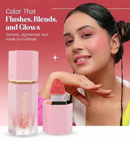Cosmolovely Liquid Lush Blush (6ml) ( Free Lip Gloss & Liquid Lipstick)