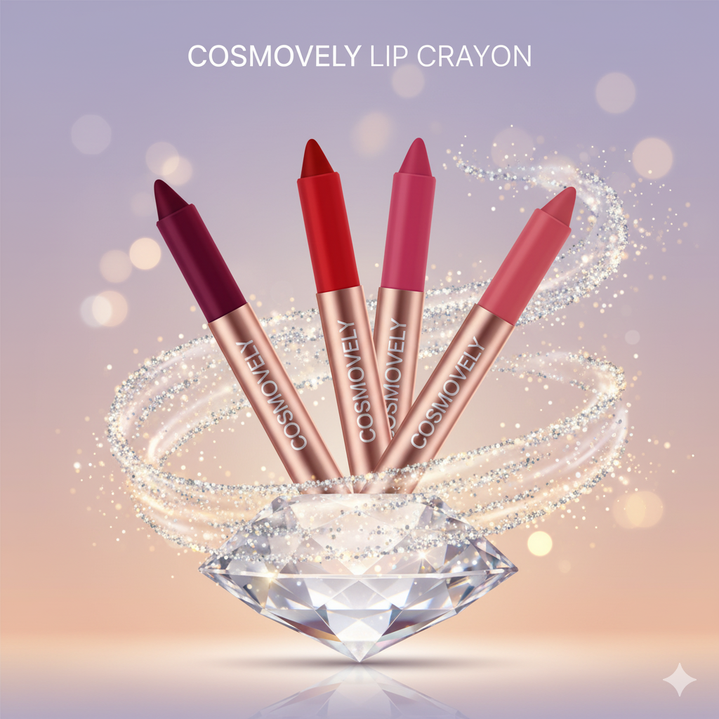 COSMOLOVELY Non Transfer Matte Crayon Lipstick Matte Finish | Waterproof |Long Lasting |Lasts Up to 24 hours