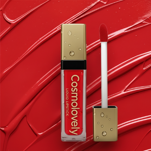 Cosmolovely Lipstick Trio 3-in-1(Red,Nude & Peach) | Smudgeproof & Transferproof | Intense Swipe Pigmentation | Long-Lasting Wear