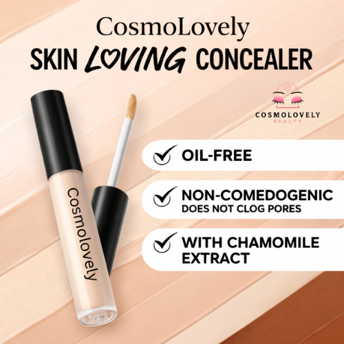 Cosmolovely High Coverage Liquid Concealer(Free Liquid Lipstick & Shimmer Lip Gloss )