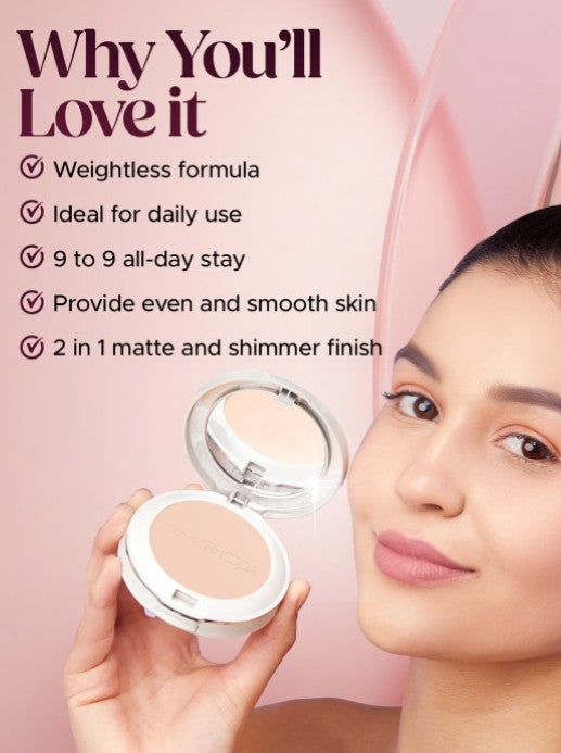 Cosmolovely Weightless Stay Matte Finish Compact Powder