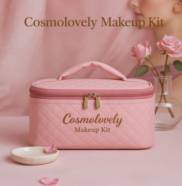 Cosmolovely Marriage Bridal Complete Makeup Kit(Includes High Coverage Foundation, Full Coverage Concealer, Bullet Lipstick, Liquid Lipstick, Liquid Blush, Compact Powder, Makeup Brush and Shimmer Lip Gloss)