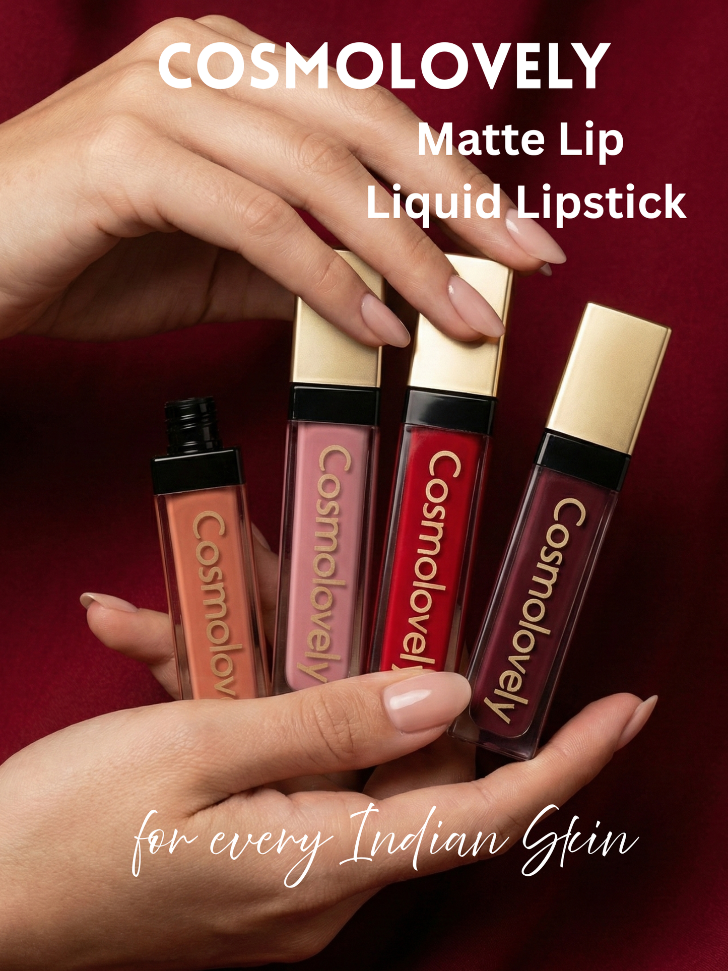 Cosmolovely 12Hrs Stay TransferProof Liquid Lipstick