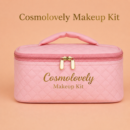 Cosmolovely Marriage Bridal Complete Makeup Kit(Includes High Coverage Foundation, Full Coverage Concealer, Bullet Lipstick, Liquid Lipstick, Liquid Blush, Compact Powder, Makeup Brush and Shimmer Lip Gloss)
