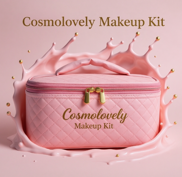 Cosmolovely Marriage Bridal Complete Makeup Kit(Includes High Coverage Foundation, Full Coverage Concealer, Bullet Lipstick, Liquid Lipstick, Liquid Blush, Compact Powder, Makeup Brush and Shimmer Lip Gloss)